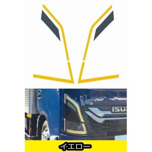 ジェットイノウエ アイラインフィルム 左右セット ブルー（青） いすゞ