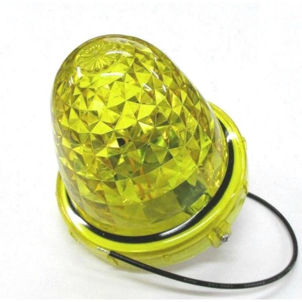 LEDマーカーランプ　α（アルファ）　アルファマーカー　イエロー（黄色）　24V