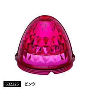 当時物】旧星型バスマーカーレンズ アンバー（橙） ガラス製