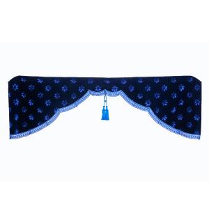 トラック 雅 金華山センターカーテン 雅製 花籠（はなかご） グリーン