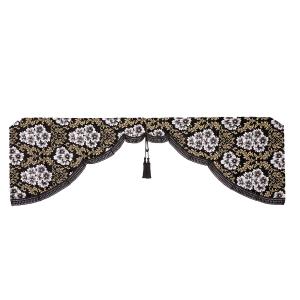 トラック 雅 金華山センターカーテン 雅製 花籠（はなかご） グリーン