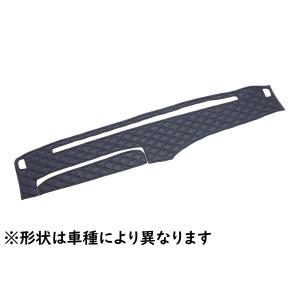 トラック 雅 キルトダッシュマット 月光ZEROダブル マットブラック×赤