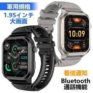 スマートウォッチ 通話機能 大画面 健康管理 着信通知 運動管理 歩数計 プレゼント｜asleep
