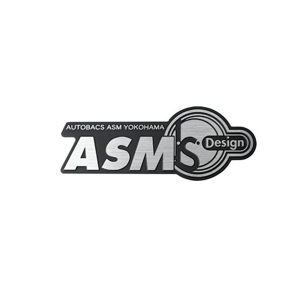 ASM Logo Emblem エンブレム　品番：ASM-G-0038　素材：アルミ
