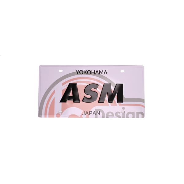 ASM License Plate　品番：ASM-G-0047　素材：ブリキ（tin plate）　...