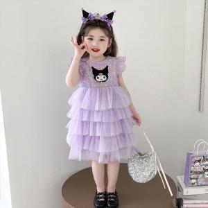 クロミ ワンピース 女の子 夏服 半袖 プリン...の詳細画像4