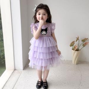 クロミ ワンピース 女の子 夏服 半袖 プリン...の詳細画像5
