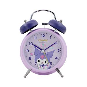 クロミちゃん マイメロ シナモン クロミ キティ アラーム 目覚まし時計 目覚まし時計の装飾品 ピーピー鳴る目覚まし時計 知育時計 カチカチ音をたてない電池式