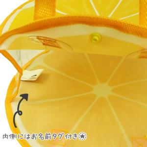 プールバッグ 丸型 マチ付き フルーツ レモン...の詳細画像2