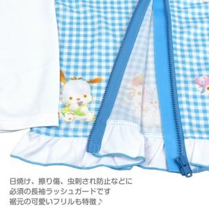(メール便送料無料)長袖 ラッシュガード キッ...の詳細画像3