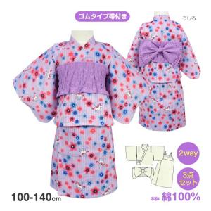 (送料無料)キッズ 浴衣 ワンピース ユニコー...の詳細画像5