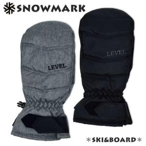 スノーミトン メンズ 男性 手袋 防寒 内側トリコット起毛