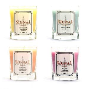 シグナル アロマキャンドル 150g 精油 ルームフレグランス 天然祖座右 アロマオイル アロマ キャンドル SIGNAL キャライノベイト