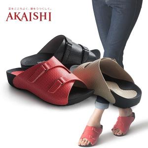 AKAISHI　アーチフィッター　アーチクッションサンダル　141　レディース　室内履き、サンダル　健康サンダル　オフィスサンダル　外反母趾　疲れにくい　歩きや｜asobi