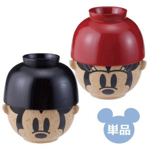 サンアート ディズニー 汁椀 茶碗セット 単品 ミッキーマウス/ミニーマウス SAN1814-1/SAN1814-2 Disney おわん おちゃわん ご飯 味噌汁