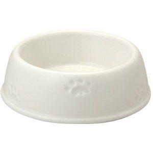 森修焼　フードボール　白　ペット用食器　犬ごはんシリーズ　しんしゅうやき　陶器　遠赤外線効果｜asobi