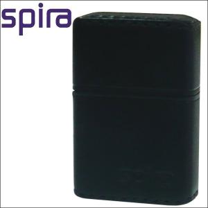 SPIRA スパイラ バッテリーライター アーマー革巻きブラック SPIRA-601BK 防災 トーチ アウトドア キャンプ USB充電｜asobi