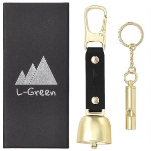 L-Green 山岳ガイドも愛用の熊よけ鈴  ワンタッチ消音機能付