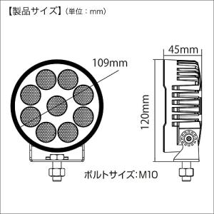 BMO 拡散LEDライト9灯 II [入力電圧...の詳細画像1