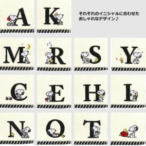 スヌーピー ふわふわ イニシャル ミニタオル ...の詳細画像5