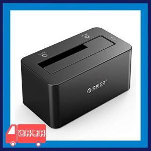 ORICO HDDスタンド USB3.0接続 SATA3.0 ハードディスクケース HDDケース 2.5型/3.5型 HDD/SSDサポート UASP対応 8TBまで大容量 外付けドライブケース 6619US3 ブ