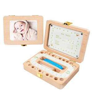 FRACARKOS 乳歯ケース 乳歯入れ 出産祝い 桐 木製 乳歯ボックス