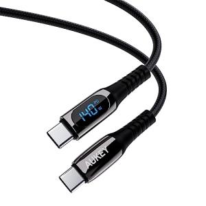 USB 最大140W高出力対応 Type-C ケーブル C-C 1m AUKEY オーキー Impu...