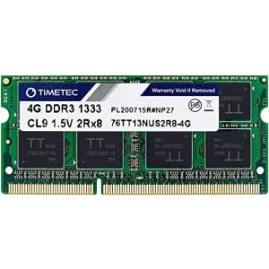 Timetec Hynix IC 4 GB ノートPC用メモリ DDR3 1333 MHz PC3 10600 1.5 v 204 Pin SODIMM 永久保証 4 GB