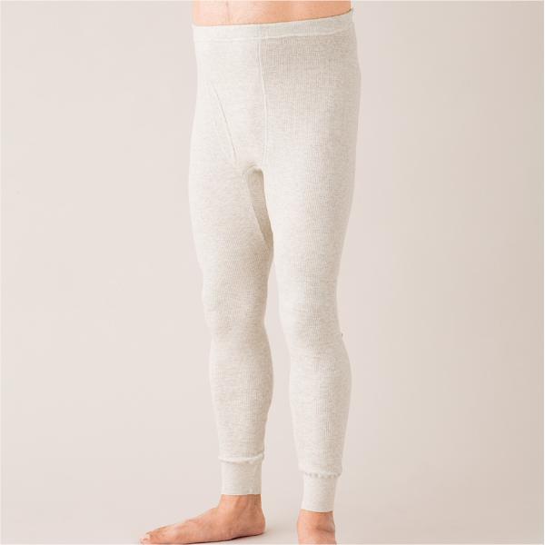 紳士リブ調キルト下着　ズボン下　優れたドライ＆ウォーム機能で快適　サイズ　M、L