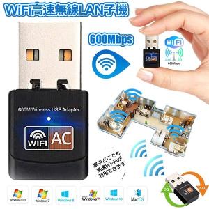 WiFi 無線LAN 子機 600Mbps 11ac 433+150Mbps USB2.0 ビームフォーミング機能搭載 WIKOKI
