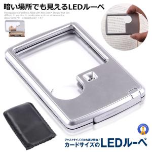 ポケットルーペ クレジットカードサイズ  携帯用 3倍