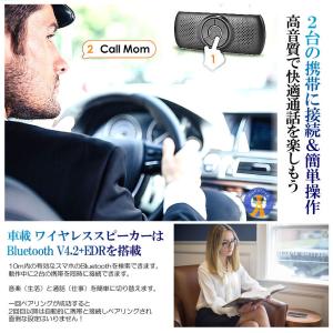 2個セット スピーカー 車用 サンバイザー B...の詳細画像2