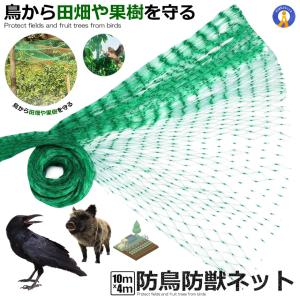 予約  防鳥ネット 防鳥網 4×10m ベランダ 鳥よけ ネット 取り付け カラス避け 鳩避け 野良猫侵入防止 YOKENET｜aspace