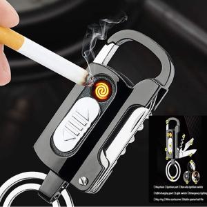 キャンドルライター、多機能充電式ライター屋外防水ポータブルメタル