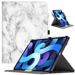 iPad air 4 ケース 2020 10.9インチ TiMOVO iPad Air 第4世代 手帳型 90度回転スタンド 3段階調節可能 PUレザ