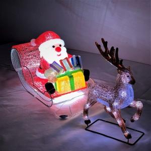 トナカイ イルミネーション モチーフ ライト ダッシュトナカイ
