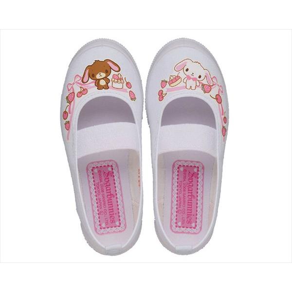 [ASAHI]アサヒ キッズ上履き シュガーバニーズS01 (KD37791) ホワイト[取寄商品]