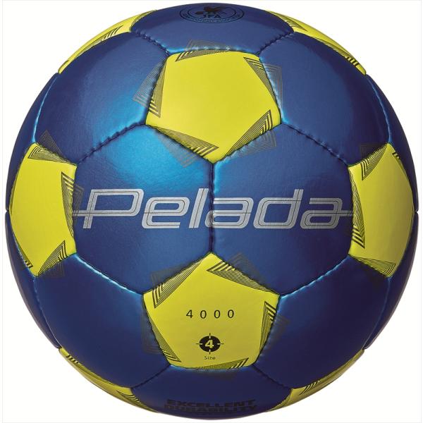 [molten]モルテン サッカーボール検定4号球 ペレーダ4000 (F4K4000-BY) メタ...