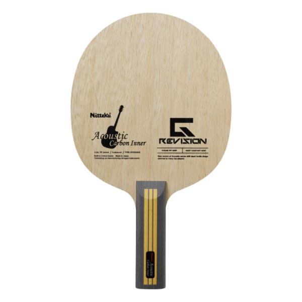 [Nittaku]ニッタク シェーク・ストレートグリップ アコースティックカーボンインナーG-REV...