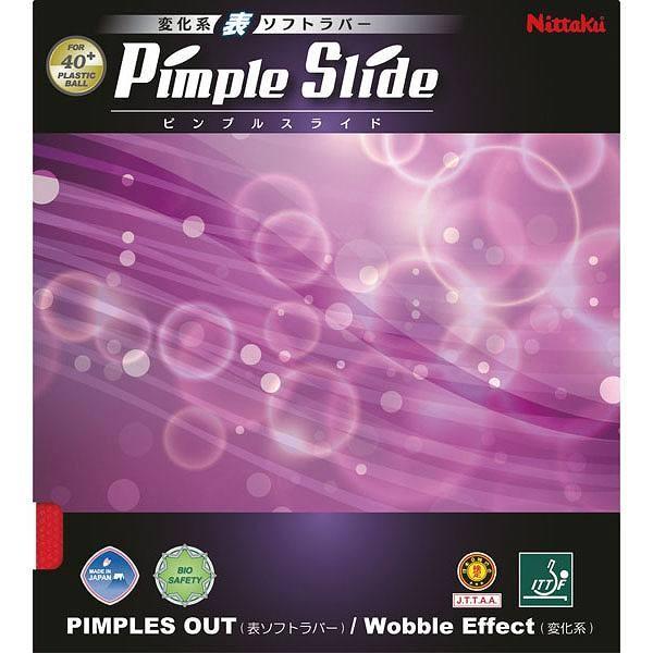【メール便】 [Nittaku]ニッタク 表ソフトラバー【黒】 ピンプルスライド (NR8568)(...
