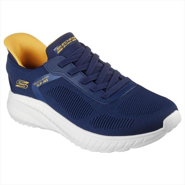 [SKECHERS]スケッチャーズ メンズスリップインズランニングシューズ BOBS SPORT S...