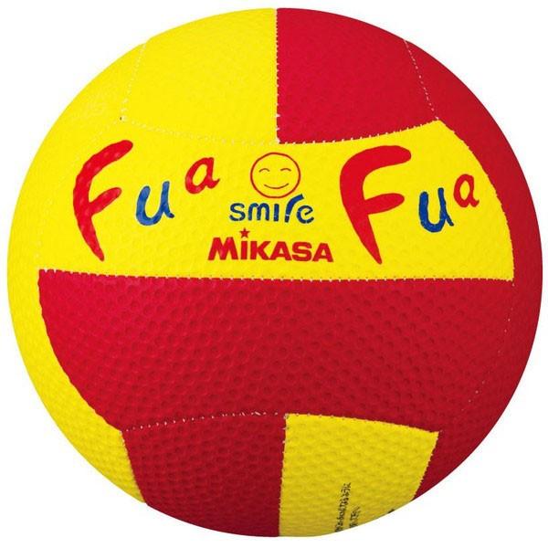 [Mikasa]ミカサファファスマイルドッジ 2号球(FFD2YR)(00)イエロー/レッド[取寄商...
