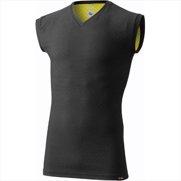[YONEX]ヨネックス ノースリーブシャツ (STBP1019)(007) ブラック[取寄商品]