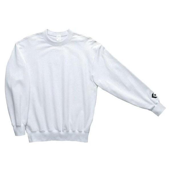 [CONVERSE]コンバーススウェットシャツ(CB141201)(1100)ホワイト[取寄商品]
