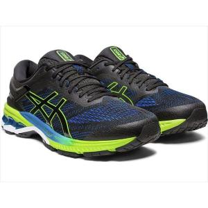 [asics]アシックス メンズランニングシューズ GEL-KAYANO 26 (1011A541)(003) ブラック/エレクトリックブルー[取寄商品]