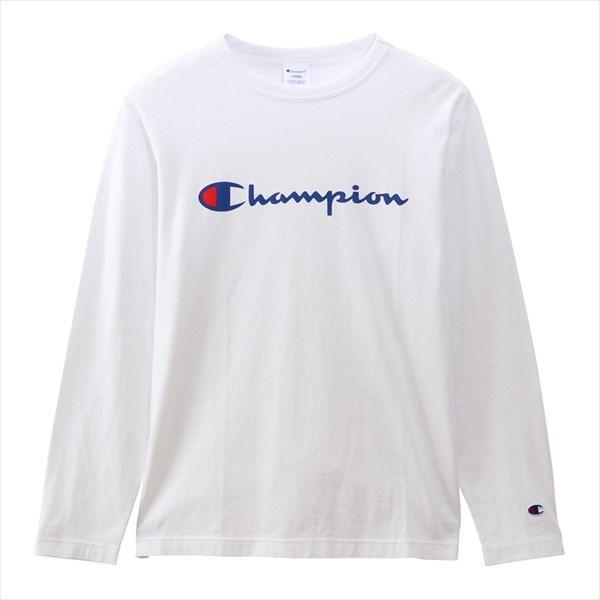 [Champion]チャンピオン 長袖 Tシャツ (C3-Q401)(010) ホワイト[取寄商品]