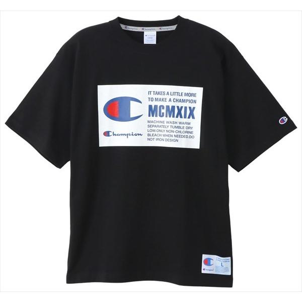 [Champion]チャンピオン 半袖 Tシャツ (C3-V332)(090) ブラック[取寄商品]