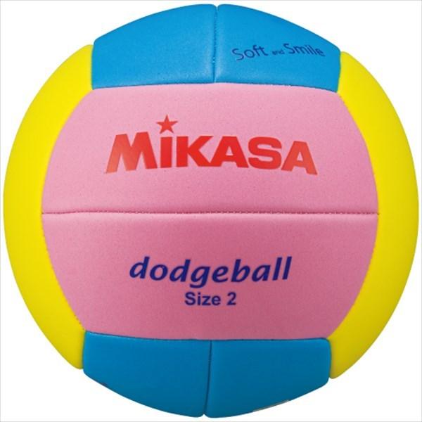 [MIKASA]ミカサ スマイルドッジボール2号球 縫い 180g (STPED2-PSBLY) ピ...