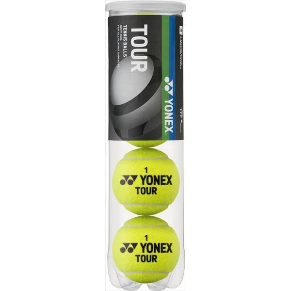 [YONEX]ヨネックス テニスボール ツアー(4個入) (TBTUR4P)(004) イエロー[取...