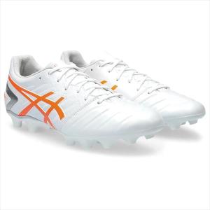 [asics]アシックス サッカースパイク DS LIGHT (STANDARD) (1103A068)(103)ホワイト/ショッキングオレンジ｜aspo